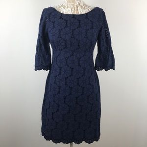 🎉SOLD🎉Lilly Pulitzer Sz 8 Navy Blue Shayna Dress